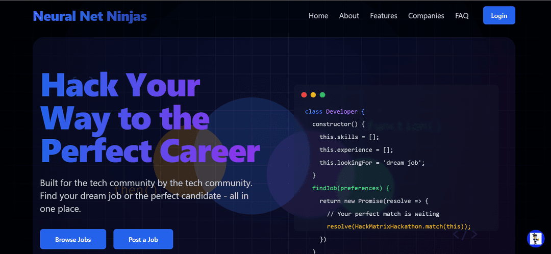 Neural Net Ninjas - Smart Job Portal
